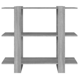 vidaXL Boekenkast/kamerscherm 100x30x87 cm grijs sonoma eikenkleurig