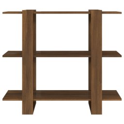 vidaXL Boekenkast/kamerscherm 100x30x87 cm bruin eikenkleur