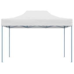 vidaXL Partytent inklapbaar 280x410x315 cm staal wit