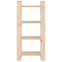 vidaXL Boekenkast/kamerscherm 60x35x125 cm massief grenenhout