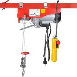 vidaXL Elektrische lier 1300 W 400/800 kg