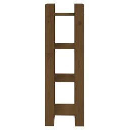 vidaXL Boekenkast/kamerscherm 41x35x125 cm massief hout honingbruin