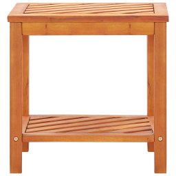 vidaXL Bijzettafel 45x33x45 cm massief acaciahout