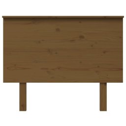 vidaXL Hoofdbord 104x6x82,5 cm massief grenenhout honingbruin