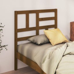vidaXL Hoofdbord 81x4x104 cm massief grenenhout honingbruin