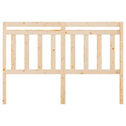 vidaXL Hoofdbord 126x4x100 cm massief grenenhout