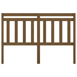 vidaXL Hoofdbord 166x4x100 cm massief grenenhout honingbruin