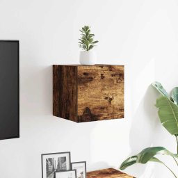 vidaXL Tv-wandmeubel 30,5x30x30 cm gerookt eikenkleurig