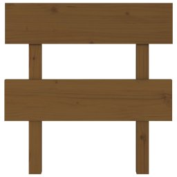 vidaXL Hoofdbord 93,5x3x81 cm massief grenenhout honingbruin