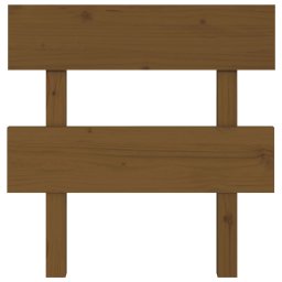 vidaXL Hoofdbord 103,5x3x81 cm massief grenenhout honingbruin