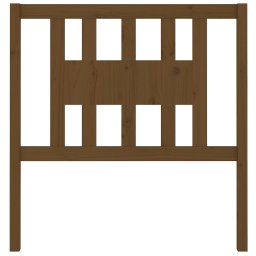 vidaXL Hoofdbord 106x4x100 cm massief grenenhout honingbruin