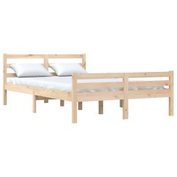 vidaXL Bedframe massief hout 150x200 cm