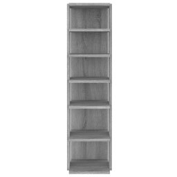vidaXL Schoenenrek 27,5x27x102 cm bewerkt hout grijs sonoma
