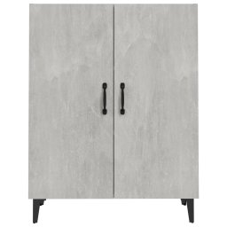 vidaXL Dressoir 70x34x90 cm bewerkt hout betongrijs