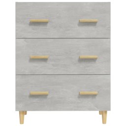 vidaXL Dressoir 70x34x90 cm bewerkt hout betongrijs