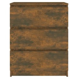 vidaXL Dressoir 60x35x76 cm bewerkt hout gerookt eikenkleurig
