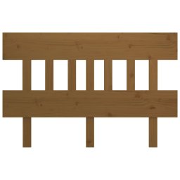 vidaXL Hoofdbord 183,5x3x81 cm massief grenenhout honingbruin