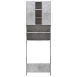 vidaXL Wasmachinekast 64x25,5x190 cm betongrijs