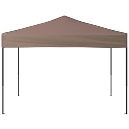 vidaXL Partytent inklapbaar 3x3 m taupe