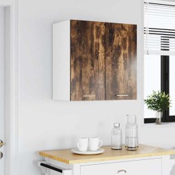 vidaXL Bovenkast Lyon 60x31x60 cm bewerkt hout gerookt eikenkleurig
