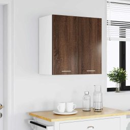 vidaXL Bovenkast Lyon 60x31x60 cm bewerkt hout bruin eikenkleur