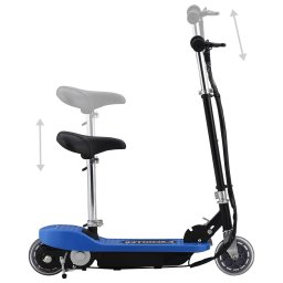 vidaXL Step elektrisch met zitje 120 W blauw