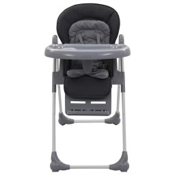 vidaXL Kinderstoel hoog grijs