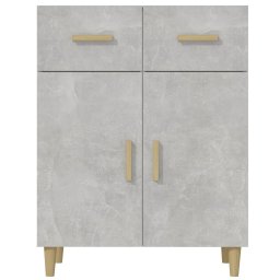 vidaXL Dressoir 69,5x34x89 cm bewerkt hout betongrijs