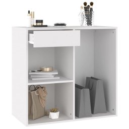 vidaXL Cosmeticakast 80x40x75 cm bewerkt hout wit