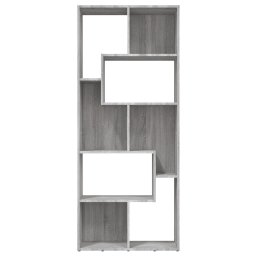 vidaXL Boekenkast 67x24x161 cm bewerkt hout grijs sonoma eikenkleurig