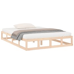 vidaXL Bedframe massief hout 120x200 cm