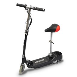 vidaXL Step elektrisch met zitje 120 W zwart