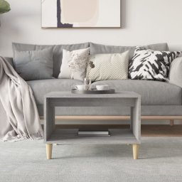 vidaXL Salontafel 60x50x40 cm bewerkt hout grijs sonoma eikenkleurig