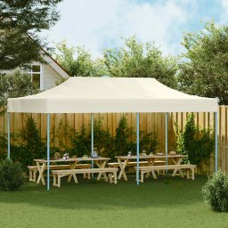 vidaXL Vouwtent pop-up 3x6 m crèmewit