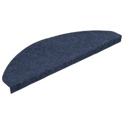 vidaXL Trapmatten zelfklevend 15 st 65x22,5x3,5 cm blauw