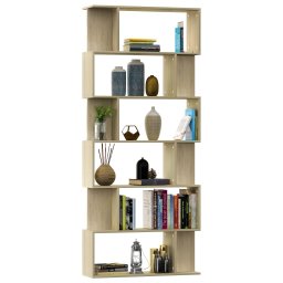vidaXL Boekenkast / kamerscherm 80x24x192 cm bewerkt hout sonoma eiken