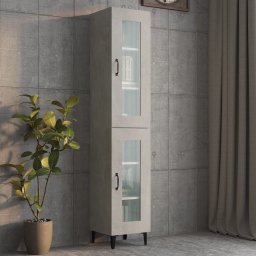 vidaXL Wandkast 34,5x34x90 cm betongrijs