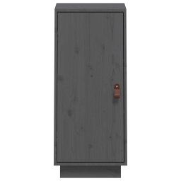 vidaXL Dressoir 34x40x75 cm massief grenenhout grijs