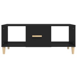 vidaXL Salontafel 102x50x40 cm bewerkt hout zwart