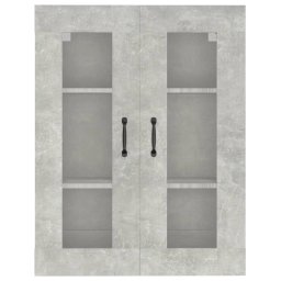 vidaXL Bovenkast 69,5x34x90 cm betongrijs