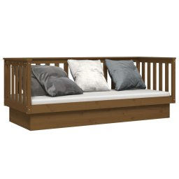 vidaXL Slaapbank 75x190 cm massief grenenhout honingbruin