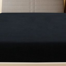 vidaXL Hoeslaken jersey 90x200 cm katoen zwart