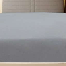 vidaXL Hoeslaken jersey 140x200 cm katoen grijs