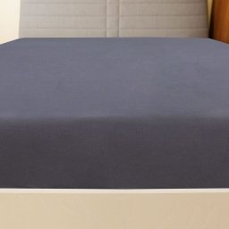 vidaXL Hoeslaken jersey 160x200 cm katoen antracietkleurig
