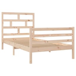 vidaXL Bedframe massief grenenhout 100x200 cm