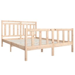 vidaXL Bedframe massief hout 150x200 cm