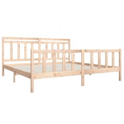 vidaXL Bedframe massief hout 200x200 cm