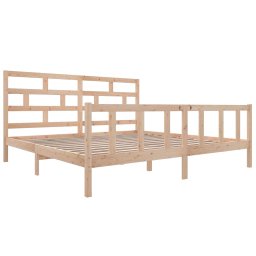 vidaXL Bedframe massief grenenhout 200x200 cm