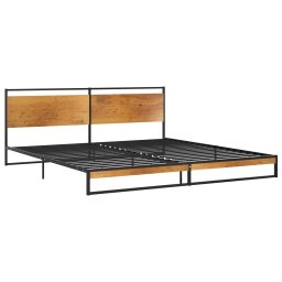vidaXL Bedframe metaal 200x200 cm