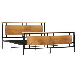 vidaXL Bedframe metaal 180x200 cm